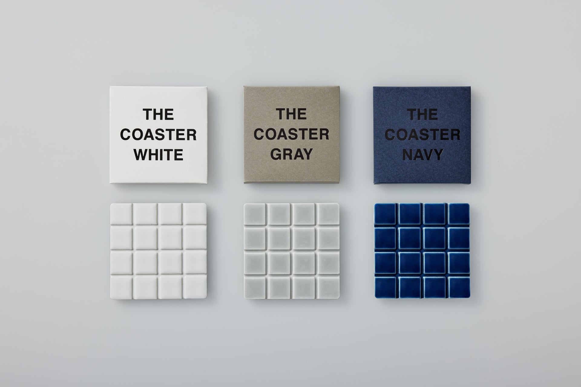 THE COASTER｜水滴に強く、グラスにくっつきにくい磁器タイルの