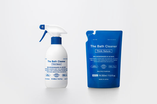 The Bath Cleaner [Think Nature] のボトルと詰替の画像