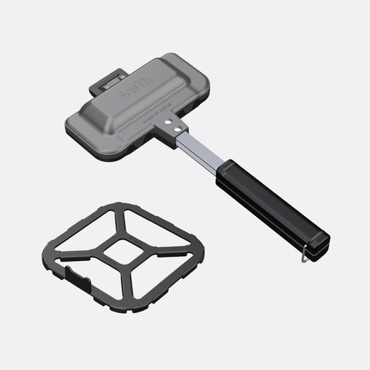 ホットサンドソロ と コンロサポーターのセット 4w1h
