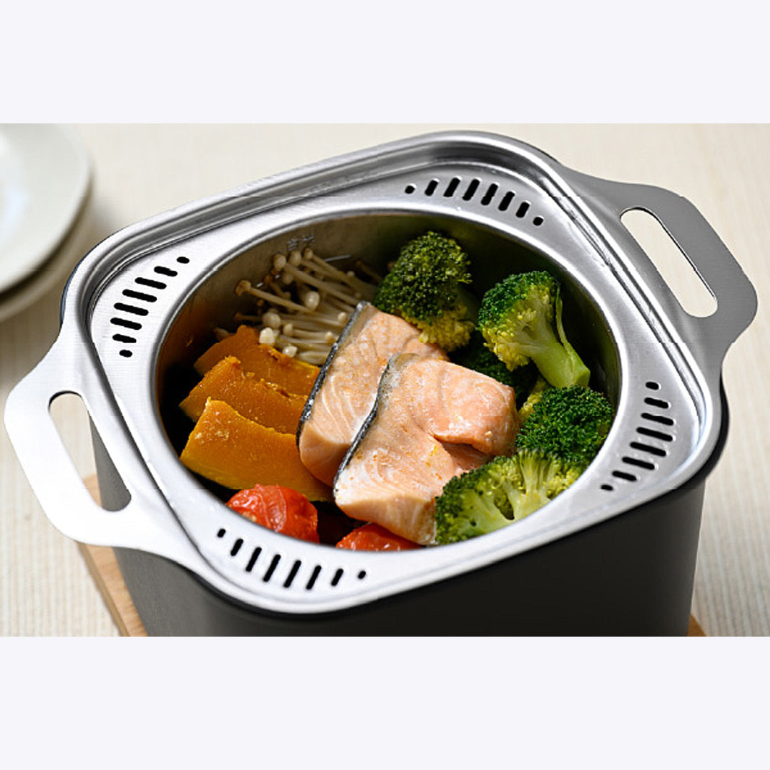ライスクッカーデュオ (IH対応) 4w1h 炊き立てを手軽に。ふっくらご飯