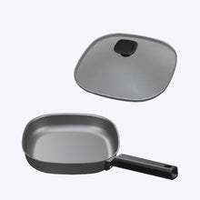 画像をギャラリービューアに読み込む, 【全国送料無料】鉄製ひし形フライパン【浅型】と 専用ガラス蓋のセット (IH対応) 4w1h
