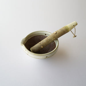 山只華陶苑のすり鉢 4寸 JUJU mortier